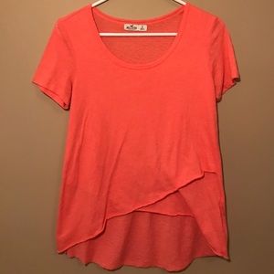 Pink Hollister Layered Top